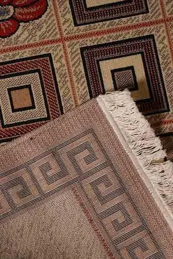 گلیم کد J09 زمینه رنگ موشی