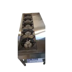 اجاق گاز صنعتی 5 شعله خطی | اجاق کته پز 5 شعله | شرایط فروش ویژه | تولید البرز تجهیز |