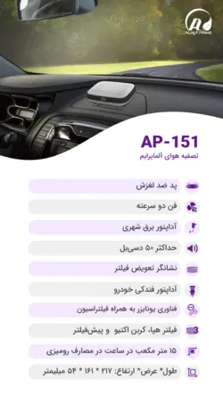 تصفیه هوا مدل AP151 - آلماپرایم