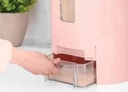 جابرنجی 10 کیلویی پیمانه دار لیمون - ظرف برنج لیمون با قیمت مناسب | الوصبا