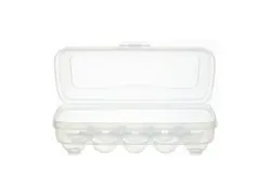 جا تخم مرغی یاس درب دار 10 عددی لیمون - جا تخم مرغی لیمون | الوصبا