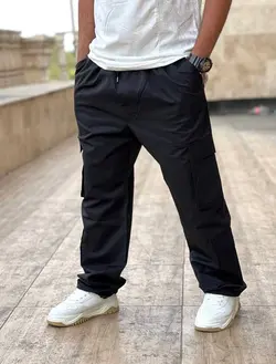 شلوار کارگو مشکی
