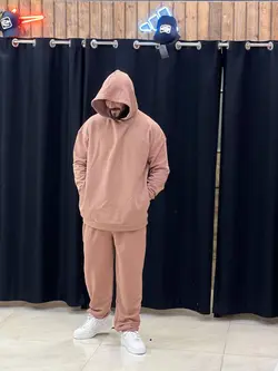 ست هودی شلوار کرم