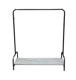 رگال ساده کف MDF فلزی مشکی AB3