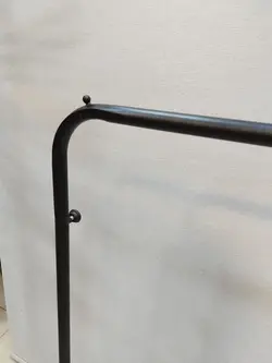 رگال ساده کف MDF فلزی مشکی AB3