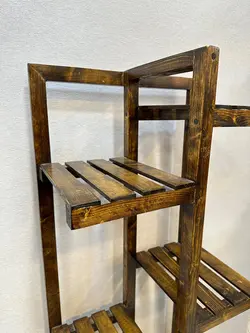 استند طبقاتی چوبی