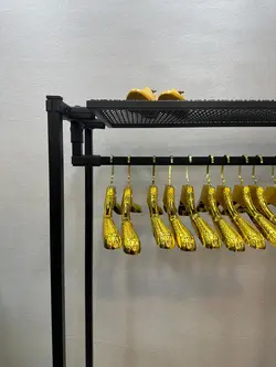 رگال لباس فلزی کف توری رو توری مشکی C12