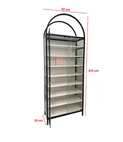 بوفه 8 طبقه فلزی با طبقات چوبی