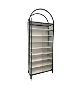 بوفه 8 طبقه فلزی با طبقات چوبی