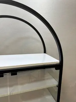 بوفه 8 طبقه فلزی با طبقات چوبی