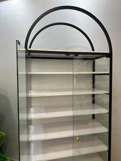 بوفه 8 طبقه فلزی با طبقات چوبی