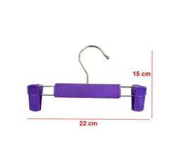 چوبکار دو گیره پلاستیکی بنفش