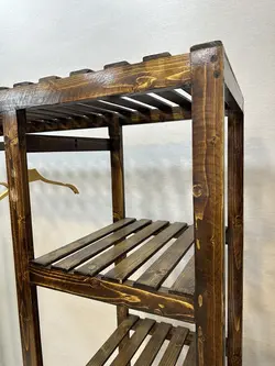 رگال لباس چوبی طبقه دار