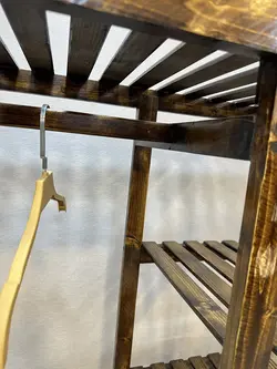 رگال لباس چوبی طبقه دار