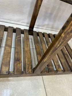 رگال لباس چوبی طبقه دار