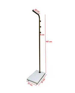 رگال لباس یک طرفه بغل جا کیفی مشکی AB17