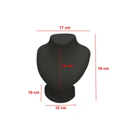 مانکن جواهرات دکتری بزرگ مشکی