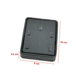 مانکن انگشتر پنج گیره مثلثی مشکی