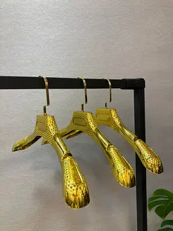 رگال لباس ساده کف چوب فلزی مشکی C101