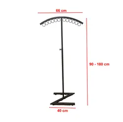 رگال لباس مدل Z زیر حلقه دوطرفه تنظیمی فلزی مشکی AB44