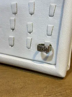 مانکن سینی انگشتر تخت 24 گیره سفید JM138