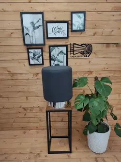 پاف استوانه دور استیل