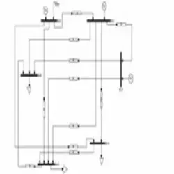 شبیه سازی سیستم 6 باس به کمک PSAT