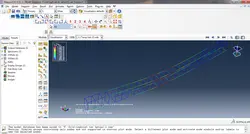 فایل مدل ABAQUS تیر بتنی تقویت شده با پلیت فلزی
