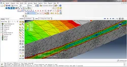 فایل مدل ABAQUS تیر بتنی تقویت شده با پلیت فلزی