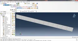 فایل مدل ABAQUS تیر بتنی تقویت شده با پلیت فلزی