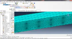 فایل مدل ABAQUS تیر بتنی تقویت شده با پلیت فلزی