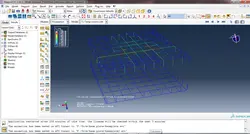 فایل مدل ستون به همراه صفحه ستون و پی منفرد در نرم افزار ABAQUS