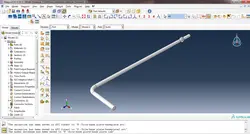 فایل مدل ستون به همراه صفحه ستون و پی منفرد در نرم افزار ABAQUS