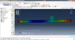 فیلم آموزشی مدلسازی تیر فولادی تحت اثر بار متحرک در نرم افزار ABAQUS