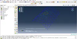 فیلم آموزشی بررسی رفتار سازه چلیکی تک لایه در نرم افزار ABAQUS