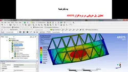 فیلم آموزشی تحلیل پل خرپایی در نرم افزار ANSYS