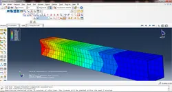 فیلم آموزشی محاسبه مدهای ارتعاشی تیر کنسول در نرم افزار ABAQUS