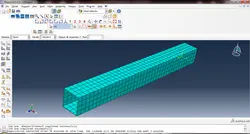 فیلم آموزشی محاسبه مدهای ارتعاشی تیر کنسول در نرم افزار ABAQUS