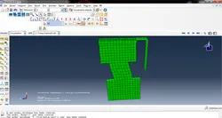 فایل مدلسازی آنالیز استاتیکی غیر خطی دیواربرشی  کوپله  مدلسازی شده با المان Solid در نرم افزار ABAQUS