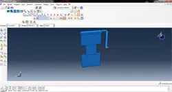 فایل مدلسازی آنالیز استاتیکی غیر خطی دیواربرشی  کوپله  مدلسازی شده با المان Solid در نرم افزار ABAQUS