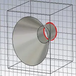 طراحی آنتن Conical HORN در نرم افزارCST