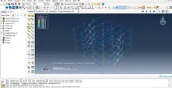 فایل میراگر در ساختمان تحت اثر زلزله در نرم افزار ABAQUS