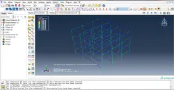 فایل میراگر در ساختمان تحت اثر زلزله در نرم افزار ABAQUS