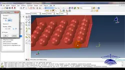 فیلم آموزشی آنالیز استاتیکی غیر خطی  سقف کوبیاکس در نرم افزار ABAQUS