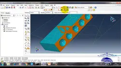 فیلم آموزشی آنالیز استاتیکی غیر خطی  سقف کوبیاکس در نرم افزار ABAQUS