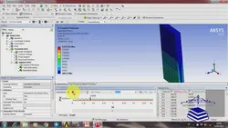 فیلم آموزشی بررسی اندرکنش سازه مکعبی شکل و باد با استفاده از قابلیت کوپل سازه-سیال در نرم افزار ANSYS