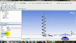 فیلم آموزشی مدلسازی فنر تحت بار سیکلیک در نرم افزار Ansys