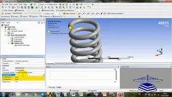 فیلم آموزشی مدلسازی فنر تحت بار سیکلیک در نرم افزار Ansys