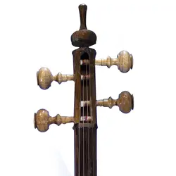 کمانچه شاهین کاسه ترکه ای برجسته طرح 1 - آنزان ساز