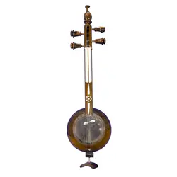 کمانچه رامین مدل کاسه یک تکه طرح 1 - آنزان ساز